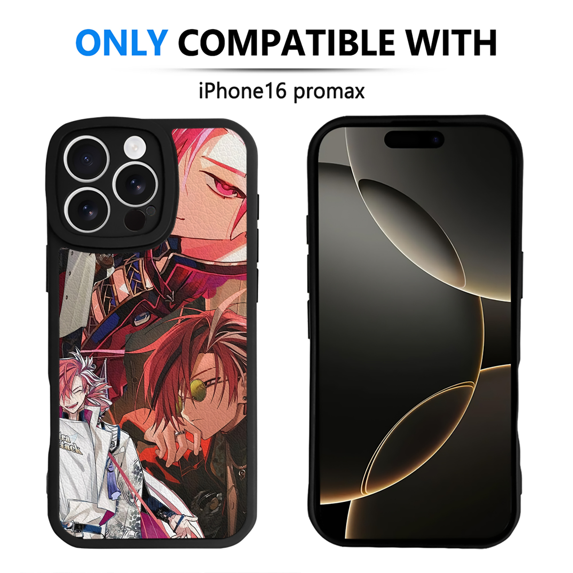 （画像用） 刀剣乱舞 Touken Ranbu 【iPhone 16シリーズ対応】シリコンスマホケース（レザー調） 材質：シリコン